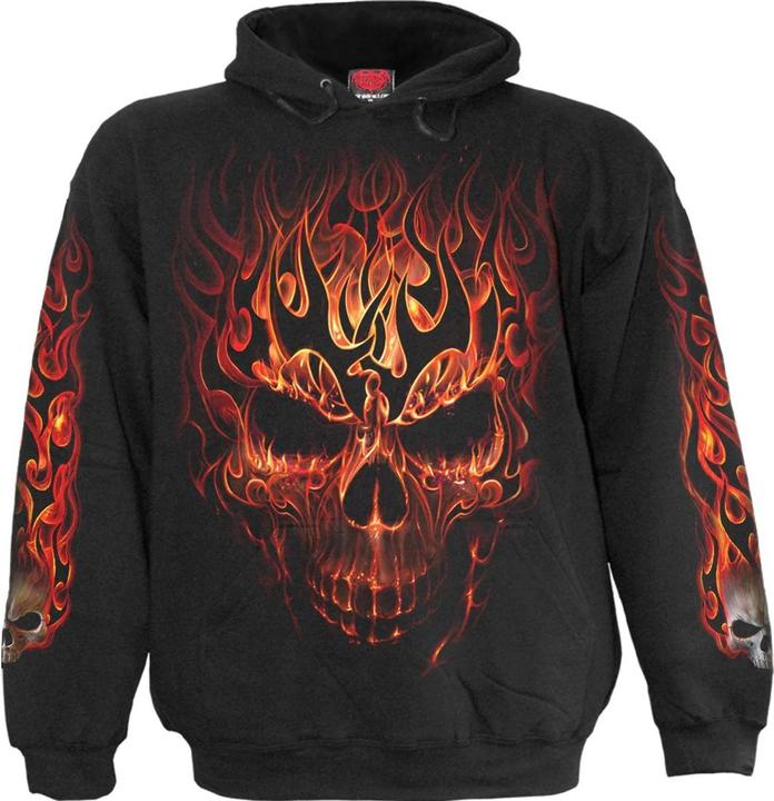 Actual product image Spiral Childrens/Kids Skull Blast Hoodie (L)