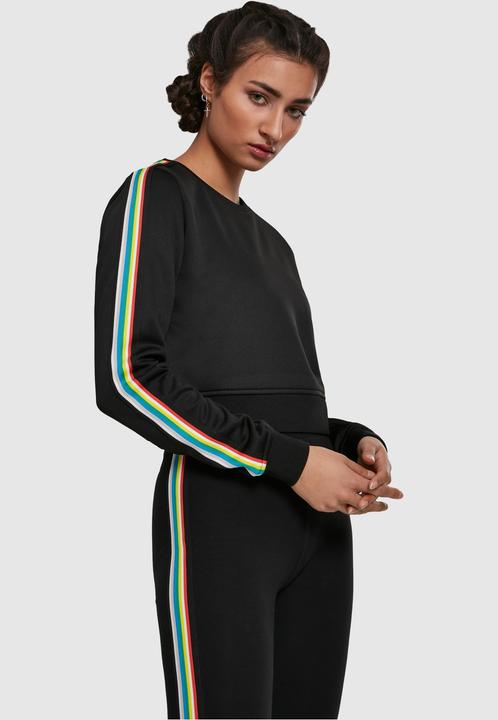 Produktbild Urban Classics Ladies Multicolor Taped Sleeve Crewneck (XXL)