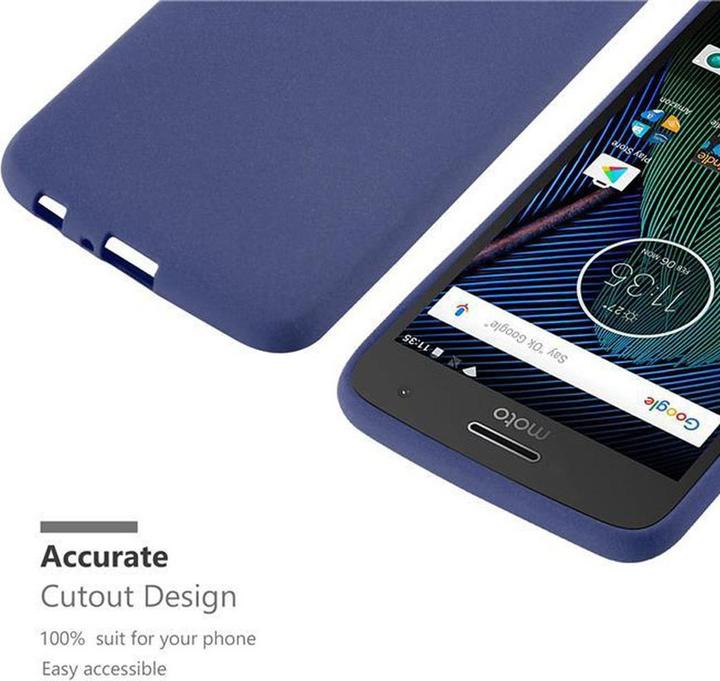 Actual product image Cadorabo TPU Frosted Cover (Motorola Moto G5)