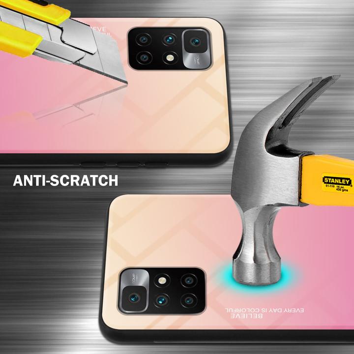 Actual product image Cadorabo TPU 2 colors glass envelope (Xiaomi Redmi 10)