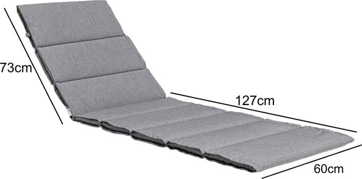 Actual product image Kettler Smell Universal Sonnenliegen-Auflage 200x60x4cm (200 x 60 x 4 cm)