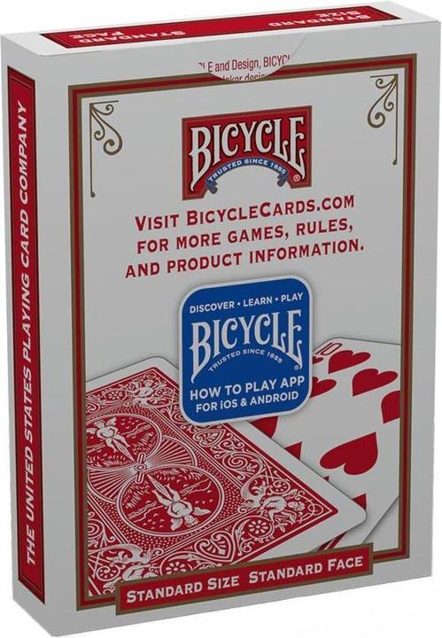 Produktbild Bicycle Short Deck Red Back (Englisch)