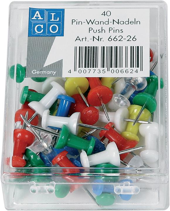 Actual product image Alco Pinboard needles blue