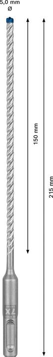 Immagine prodotto Bosch Professional Zubehör Trapano a percussione Expert SDS plus-7X, 5 x 150 x 215 mm (5 mm)