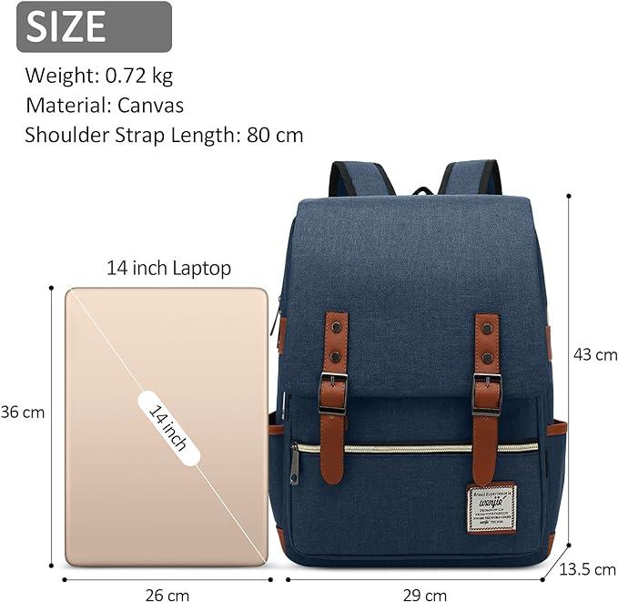 Only-Bags.Store Student Rucksack, Reise-Rucksack, Outdoor Casual Bag für Männer und Frauen, Computer-Tasche