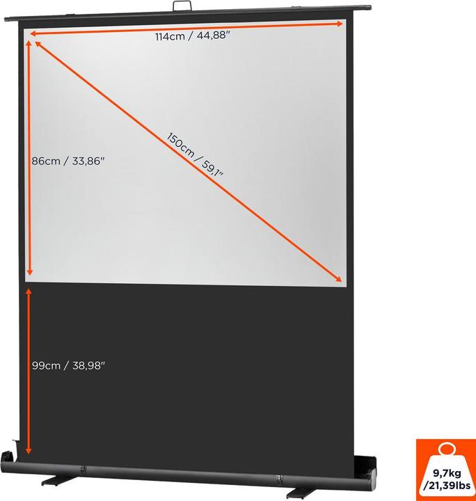 Image du produit Celexon Ultramobil Plus Professional 120x90 cm (56.30", 4:3)