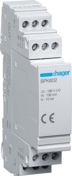 Actual product image Hager SPK602Surge arrester DSL ADSL ADSL2+ ISDN