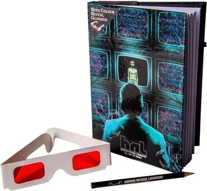 Image du produit Paladone Products Stranger Things - Cahier 3D Laboratoire Hawkins (A5, Pointillés, Couverture rigide)