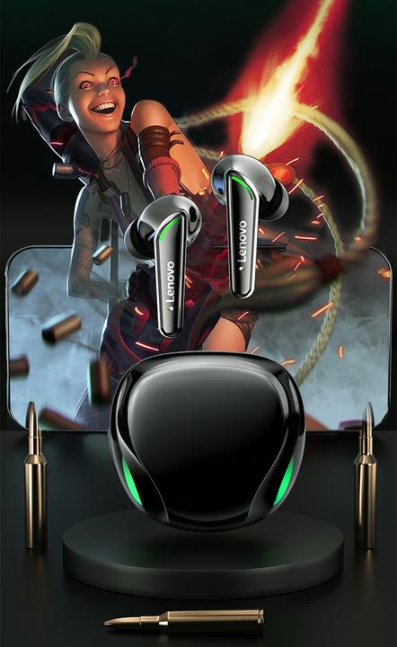 Actual product image Lenovo XT92 TWS earphones (Black) (ANC, 8 h, Wireless)