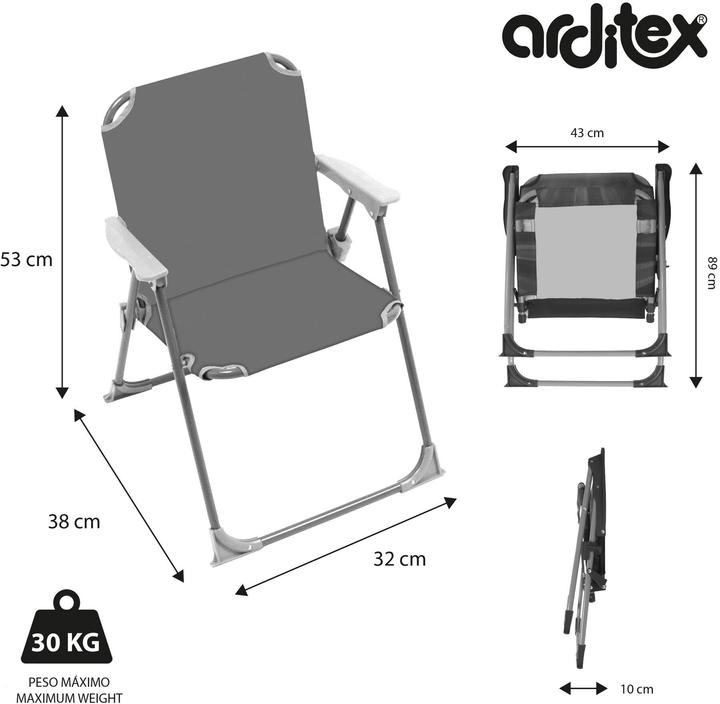 Image du produit Arditex Chaise de jardin pour enfant Barbie (Chaise haute)