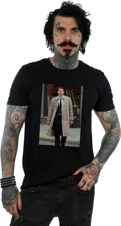 Actual product image Supernatural Mens Castiel Photograph T-Shirt (XL)