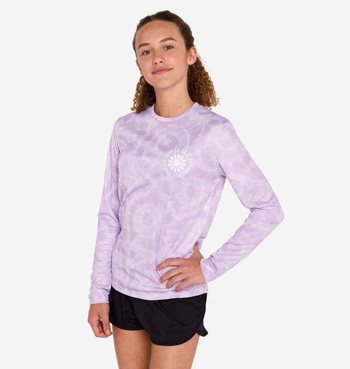 Image du produit Olaian T-shirt anti UV manches courtes surf Junior - 100 Vibes parme (12, 13, 14)