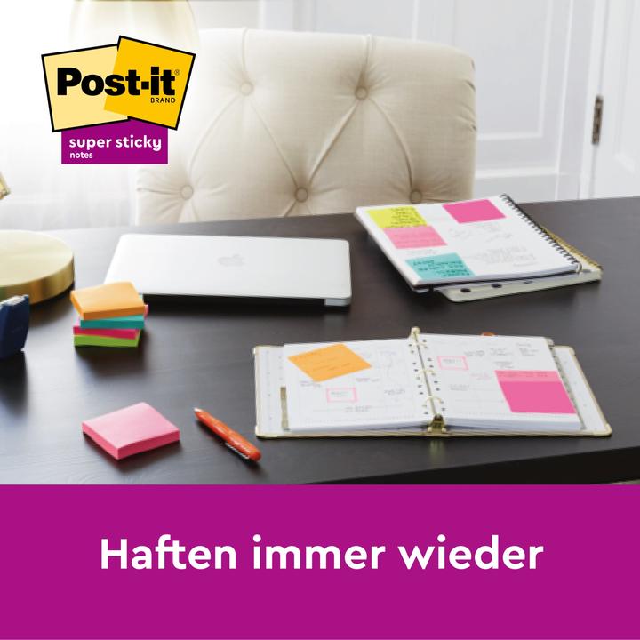 Produktbild Post-it Super Sticky Carnival (48 x 48 mm)