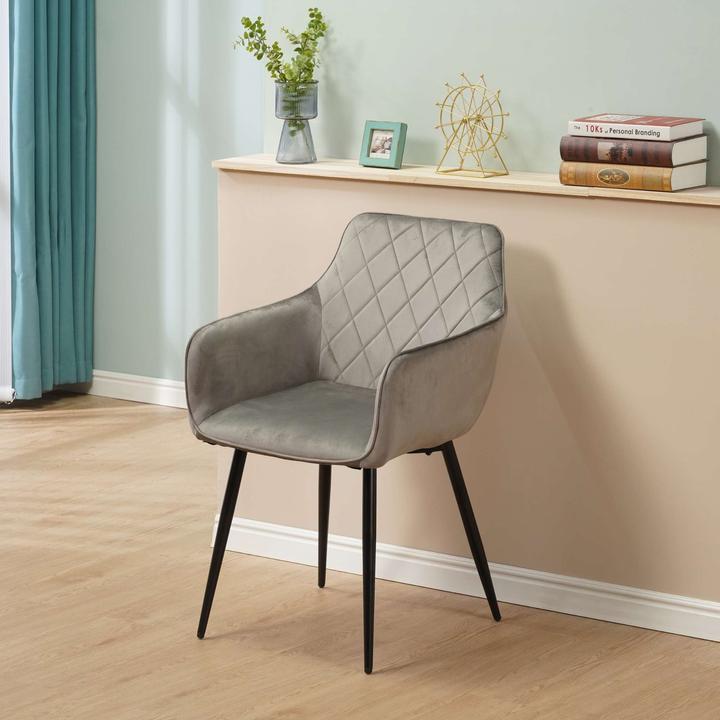 Image du produit Albatros International ALBATROS Chaise de salle à manger SALO (lot de 1/2) - Moderne et élégante, confortable chaise