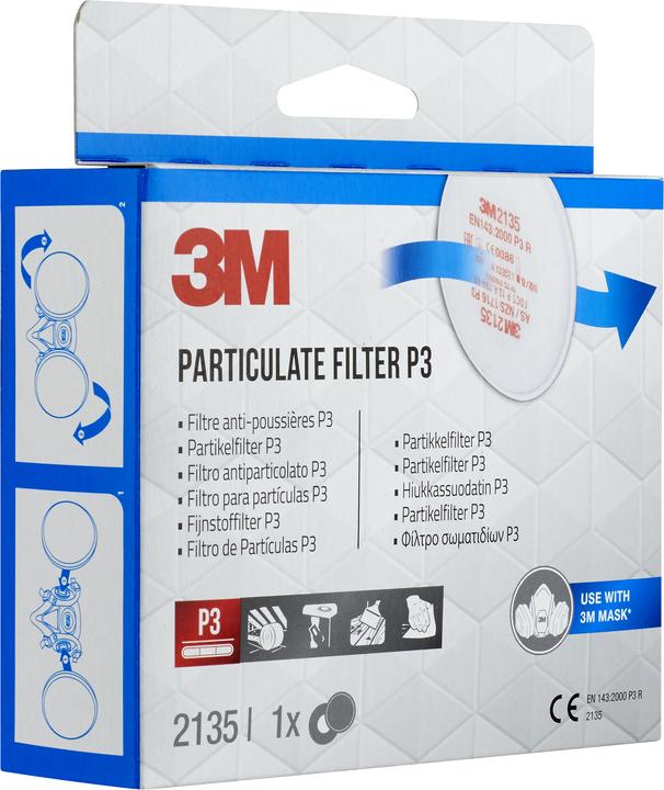 Image du produit 3M Filtre à particules (Masque de protection respiratoire Filtre de rechange)
