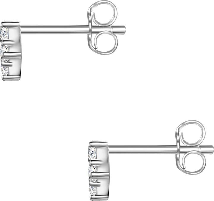 Produktbild Glanzstücke München Damen Quadrat Sterling Silber Zirkonia silber - 31308 (Sterling Silber)