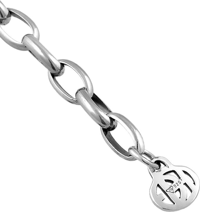 Immagine prodotto Haze & Glory Armband Gliderarmband - Chunky Perle 925 Silber (21 cm, Nessuna pietra, Argento 925, Perle coltivate d'acqua dolce)