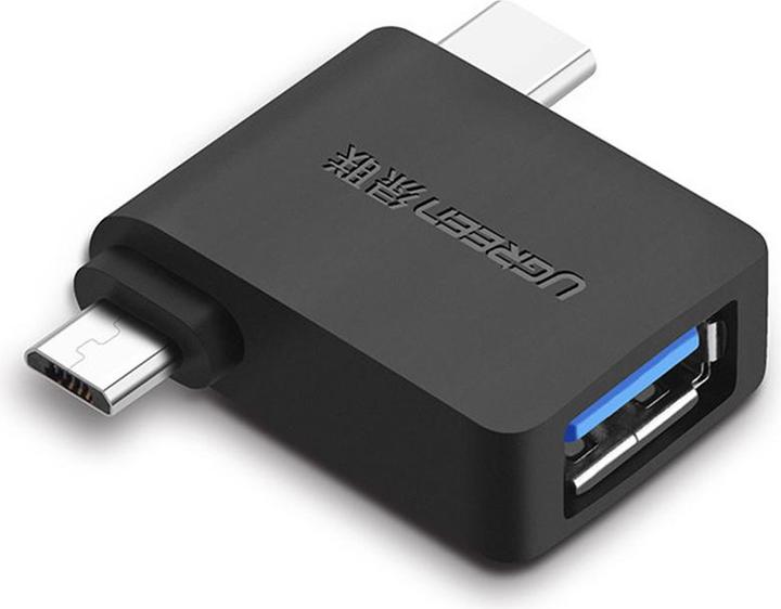 Immagine prodotto Ugreen Adattatore micro USB + USB-C a USB-A 3.0 (USB tipo C, USB-A)