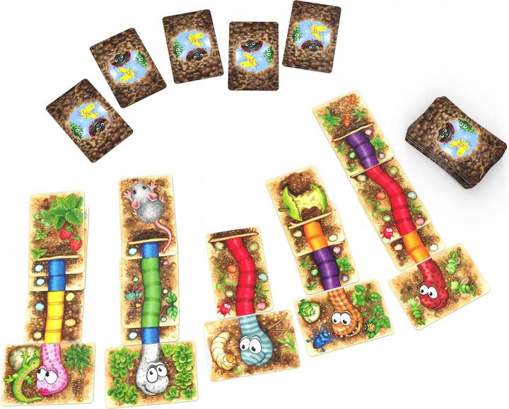 Actual product image There is the worm in it - The card game (German)