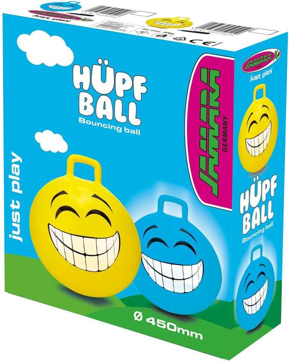Actual product image Jamara Hop Ball Smile - Funnel Ball - Boy/Girl - 1 year(s) - Yellow - 407 g