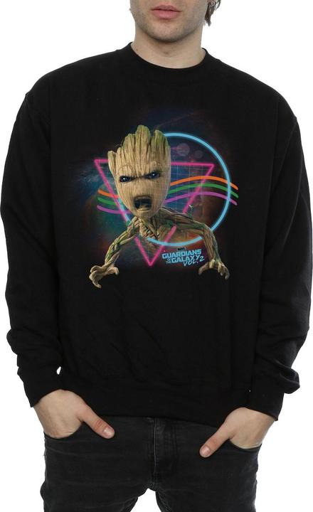 Immagine prodotto Guardians Of The Galaxy Neon Groot Felpa Uomo (L)