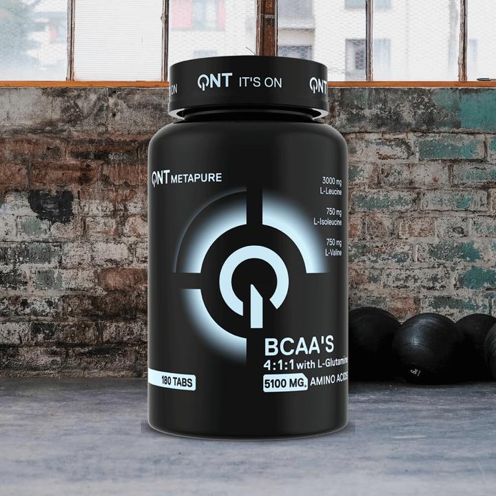 Immagine prodotto QNT BCAA 4:1:1 + L-Glutammina 180 compresse (Non aromatizzato, 1 pz., 180 g)