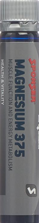 Immagine prodotto Sponser Shot Magnesium 375 (1 Pezzo/i, Liquido, 25 g)