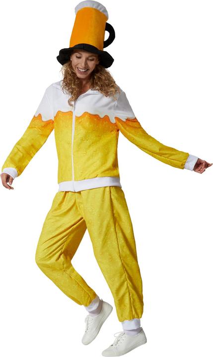 Produktbild tectake Damenkostüm Bier Jogginganzug (L)
