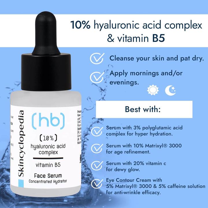 Actual product image Skincyclopedia Face Serum 10% Hyaluronic Acid Complex + B5 (30 ml)