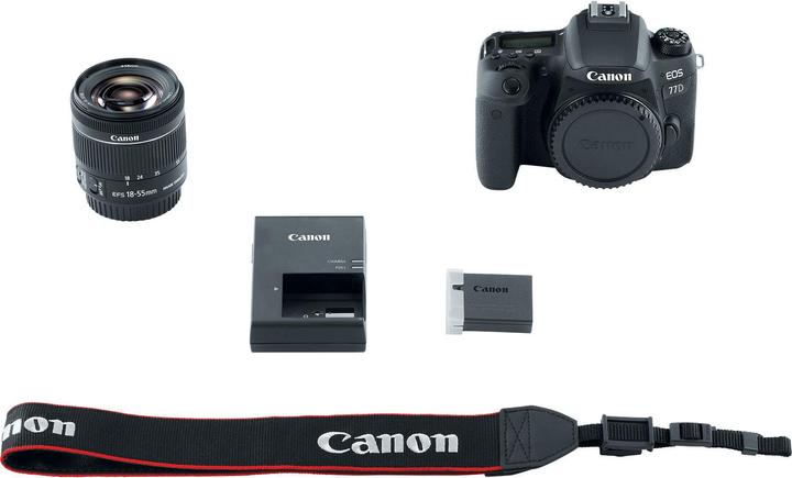 Immagine prodotto Canon Kit EOS 77D (18 - 55 mm, 24.20 Mpx, APS-C / DX)