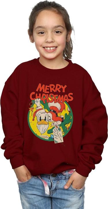 Immagine prodotto Disney Donald Duck Merry Christmas Felpa Ragazze (152, 158)
