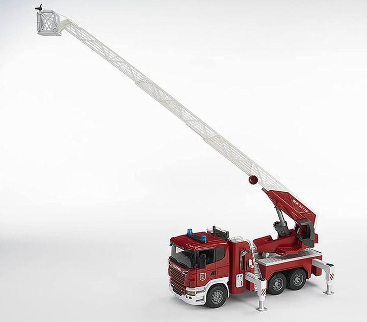 Actual product image Bruder Scania R-series fire brigade with ladder