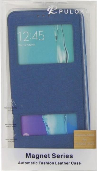 Immagine prodotto Puloka Custodia Flip Samsung Galaxy S6 Edge Plus - Blu (Samsung Galaxy S6 Edge+)