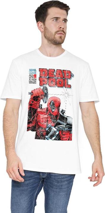 Actual product image Deadpool Mens Comic Cover T-Shirt (4XL)