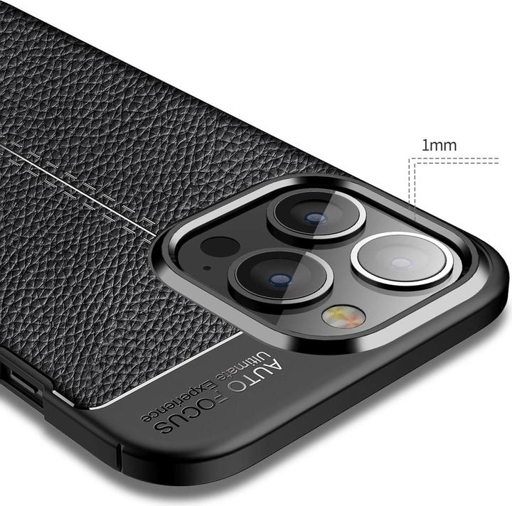 Image du produit Cadorabo TPU Cover similicuir structure (Apple iPhone 13 Pro Max)