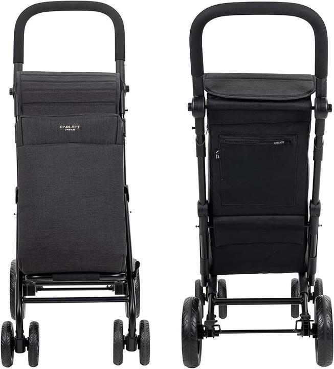 Actual product image Carlett Shopping trolley with 4 wheels Urban duo in black