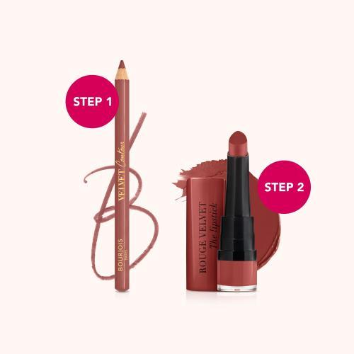 Actual product image Bourjois Rouge Velvet The Lipstick (50 Rouge Tatin)