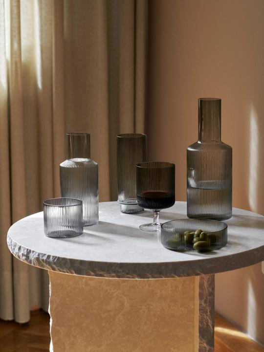 Produktbild Ferm Living Ripple (27 cl, 2 Gläser, Rotweingläser, Weissweingläser)