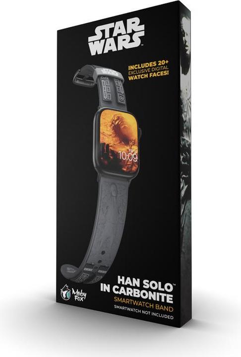 Actual product image Moby Fox Star Wars bracelet pour smartwatch 3D Han Solo Carbonite (Silicone)