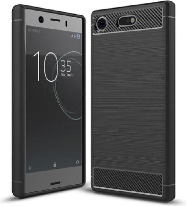 Immagine prodotto Screenguard Sony Xperia XZ1 Compact Cover Carbon Brushed Soft TPU (Sony Xperia XZ1 Compact)
