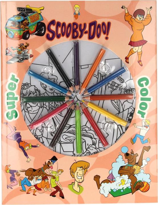 Image du produit Super Color Livre à colorier Scooby-Doo avec crayons