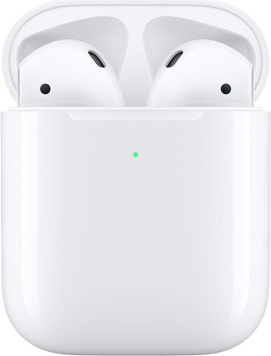 Produktbild Apple AirPods 2nd Gen. mit kabellosem Ladecase (2019) (keine Geräuschunterdrückung, 5 h, Kabellos)