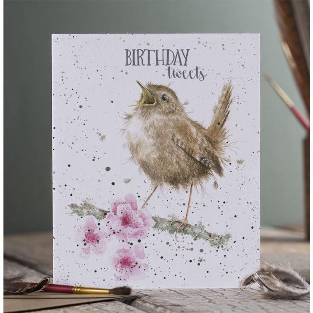 Image du produit Wrendale Design Geburtstagskarte - Vogel BIRTHDAY TWEETS Wrendale Designs (1 pcs)