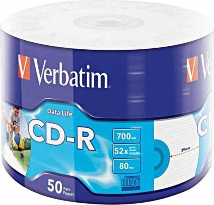 Actual product image Verbatim DataLife 50 x CD-R (50 x)