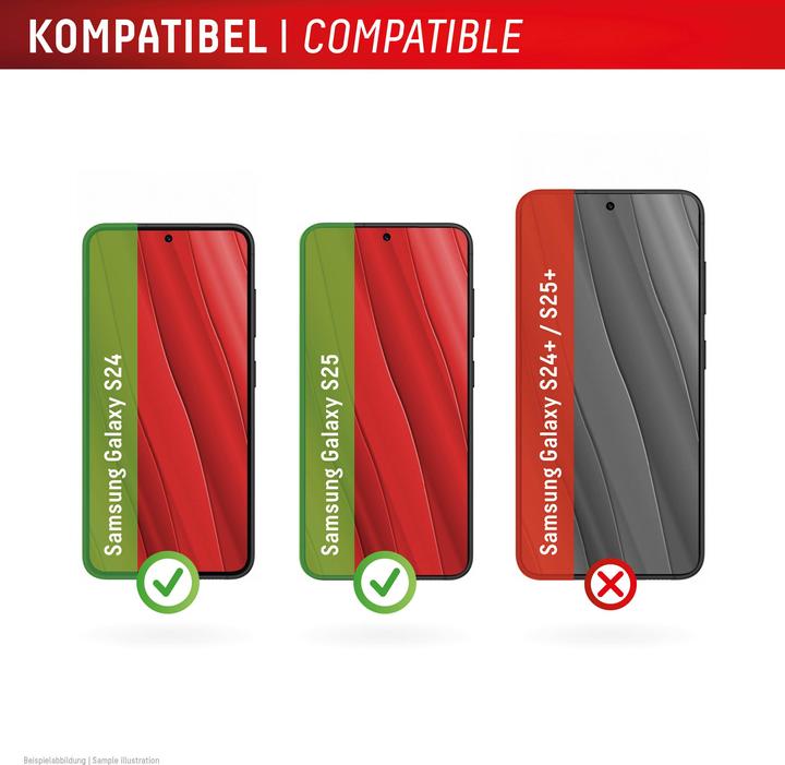 Immagine prodotto Displex Real Glass, 2D Panzerglas (1 Pezzo/i, Samsung Galaxy S24, Samsung Galaxy S25)
