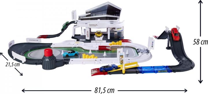Produktbild Majorette Porsche Exprerience Center mit Fahrzeugen