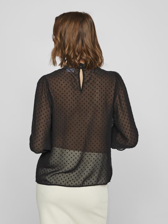 Actual product image Vila Dotted top with 3/4-length sleeves (34)