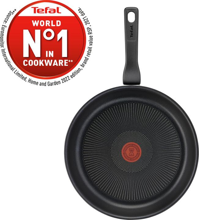 Immagine prodotto Tefal Padella TITANIUM FORCE 24 cm (24 cm, Padella per friggere, Alluminio)