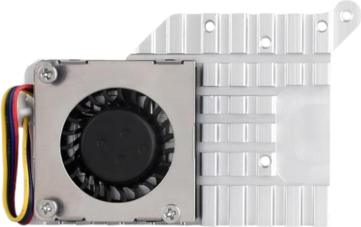 Image du produit WaveShare Adaptateur PCIe vers M.2 SSD avec refroidisseur (E) pour Raspberry Pi 5