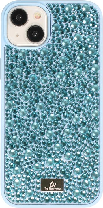 Actual product image PhoneLook Cover Glitter Diamond The Bling World Light blue (Apple iPhone 15)